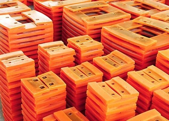 Spiral sınıflandırıcı Polyurethane ayakkabılar Kırmızı Uzun kullanım süresi Mineral faydaları Giyim parçaları