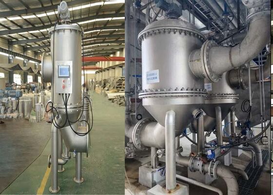 SS304 / 316 Otomatik Borulu Geri Yıkama Temizleme Filtresi Kanalizasyon Arıtma Makinesi