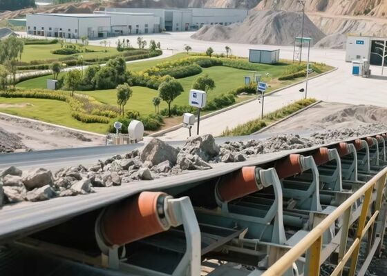 Ağır Güçlü Taşıyıcı Kemeri Endüstriyel Kauçuk Kullanım Dayanıklı Toplu Malzeme İşlemleri