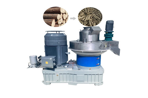 22kW Hidrolik Briquette Pressi Pirinç Kabukları için 250-350kg/saat