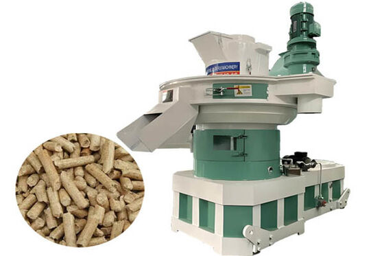 Kahve Öğütmeleri için 250-350kg / saat Biyokütle Briket Presi