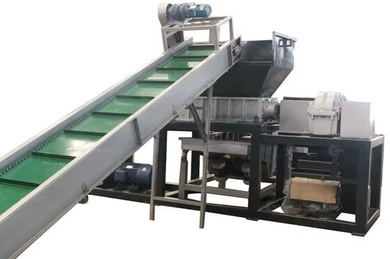 Alüminyum hurdaya geri dönüşüm için çift motorlu 60kW parçalayıcı