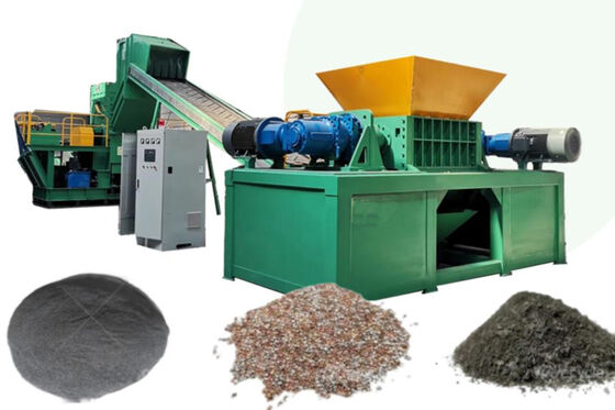 Endüstriyel Çift Çubuklu Çöp Fırçası 60kW Plastik Fırçayı Geri Dönüştürmek için