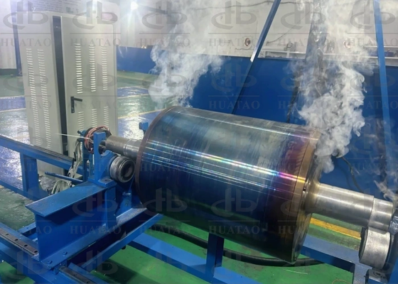Nonwoven Ürün ve PTFE Kalenderleme için Kalın Yalıtım Sıcaklığı Kilitli İndüksiyonlu Isıtma Silindiri