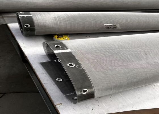 Rotex Değiştirme Ekranı 304 Paslanmaz Çelik Siyah PU Şerit Gıda Sınıfına Uyumlu