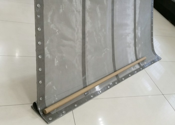 Rotex Siyah PU Şerit için 304 Grommet Elek 46%-76,4% Açık Alan Madencilik Ayırma