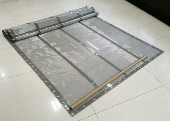 Rotex Separator Grommet Screen 304L Paslanmaz Çelik Silikon Kenar Madencilik Kullanımı