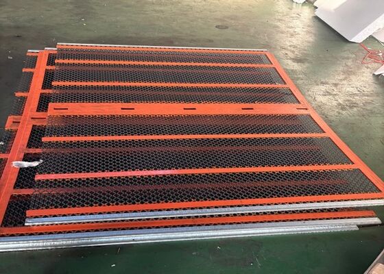Islak malzemelerin işlenmesi için Polyurethane Kendiliğinden Temizleyici Ekran Ağı