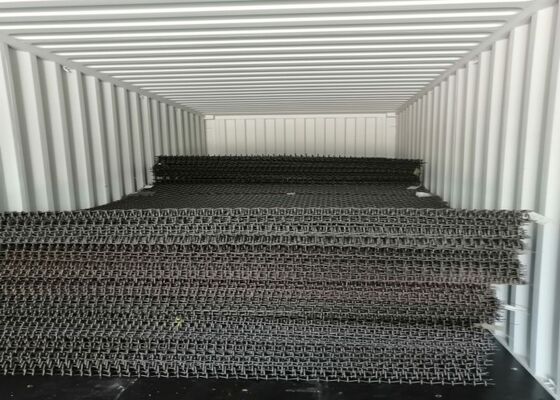 Mineral Tarama Uygulamaları için Aşınmaya Dirençli Yüksek Çekme Manganez Çelik Hasır