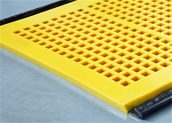 5 mm - 50 mm Aperture Polyurethane Screen Panel with Embedded Steel Frame for Mining (Mine için yerleştirilmiş çelik çerçeve)