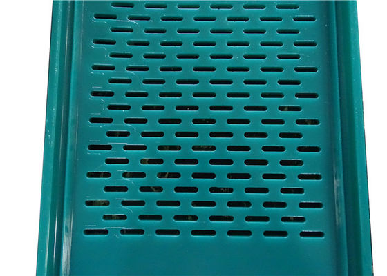 Madencilik titreşimli ekran ağı PU kömür yıkama için flip flop ekran, özelleştirilebilir renklerdeki bultlama ve sıkıştırma sistemleri ile yüksek esnek poliüretan elastomerden yapılmıştır