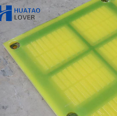Yüksek Güçlü Polyurethane titreşimli ekran ağı, taş taşımı ve boyutlandırma için