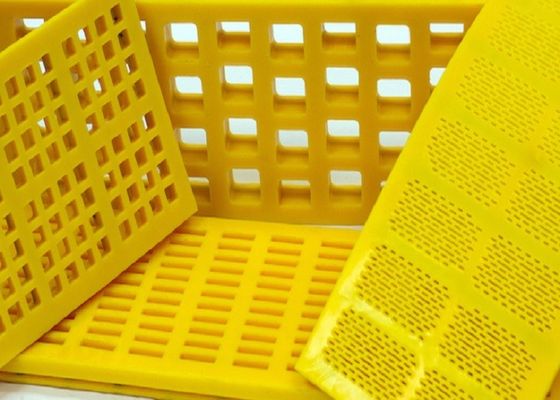 Yüksek aşınma direnci Polyurethane ekran örgüsü, kendi kendine temizlenen açıklıklar ve çeşitli bağlantı türleri ile